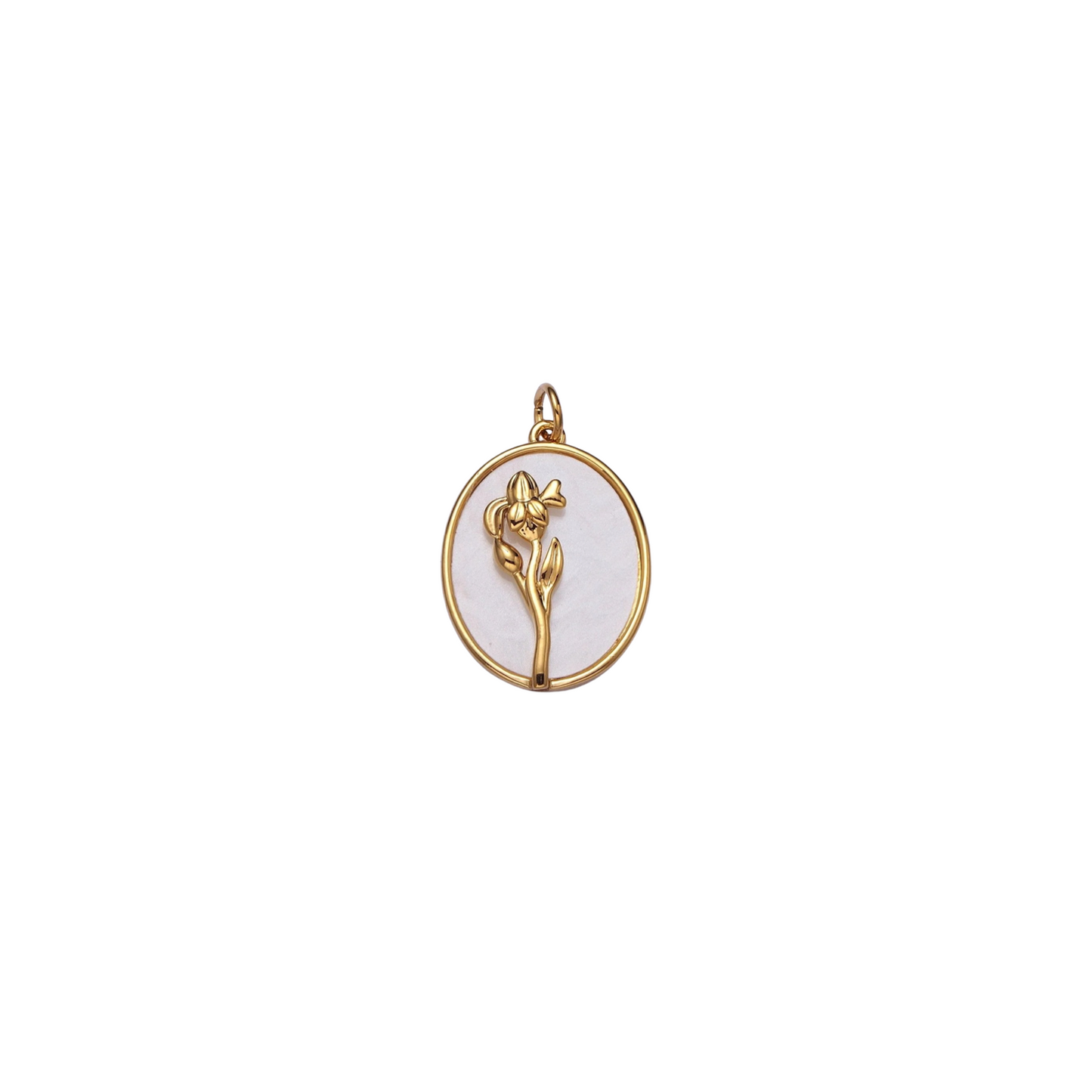 Pearl Birth Flower Charm