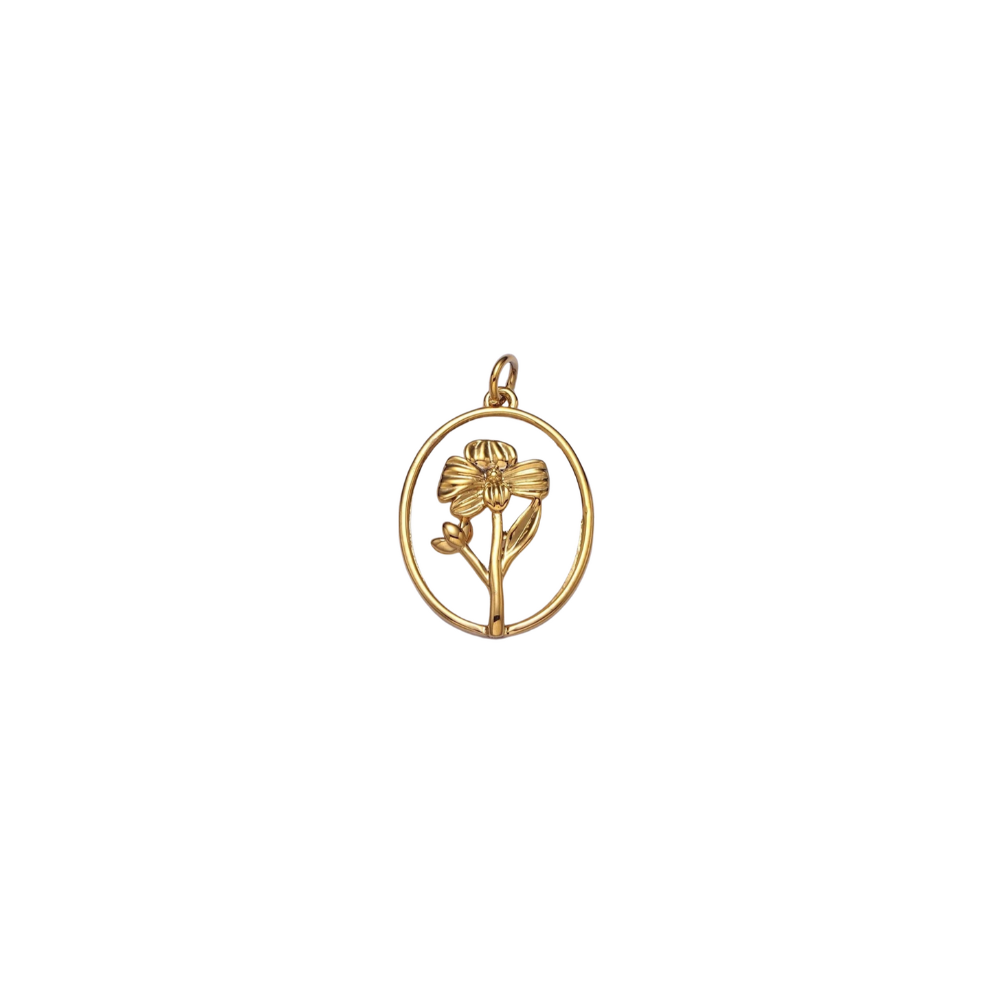Pearl Birth Flower Charm