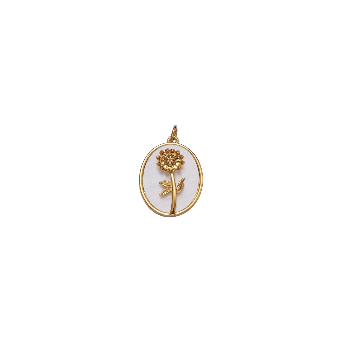 Pearl Birth Flower Charm