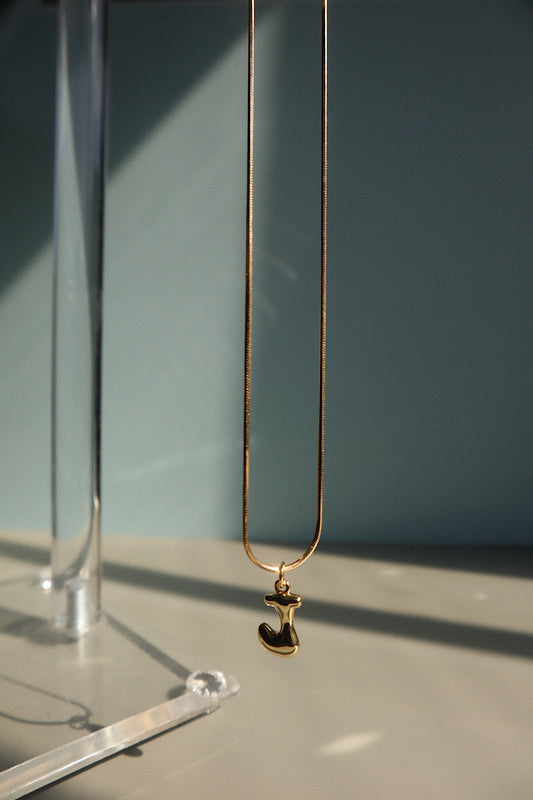 Iris Initial Necklace