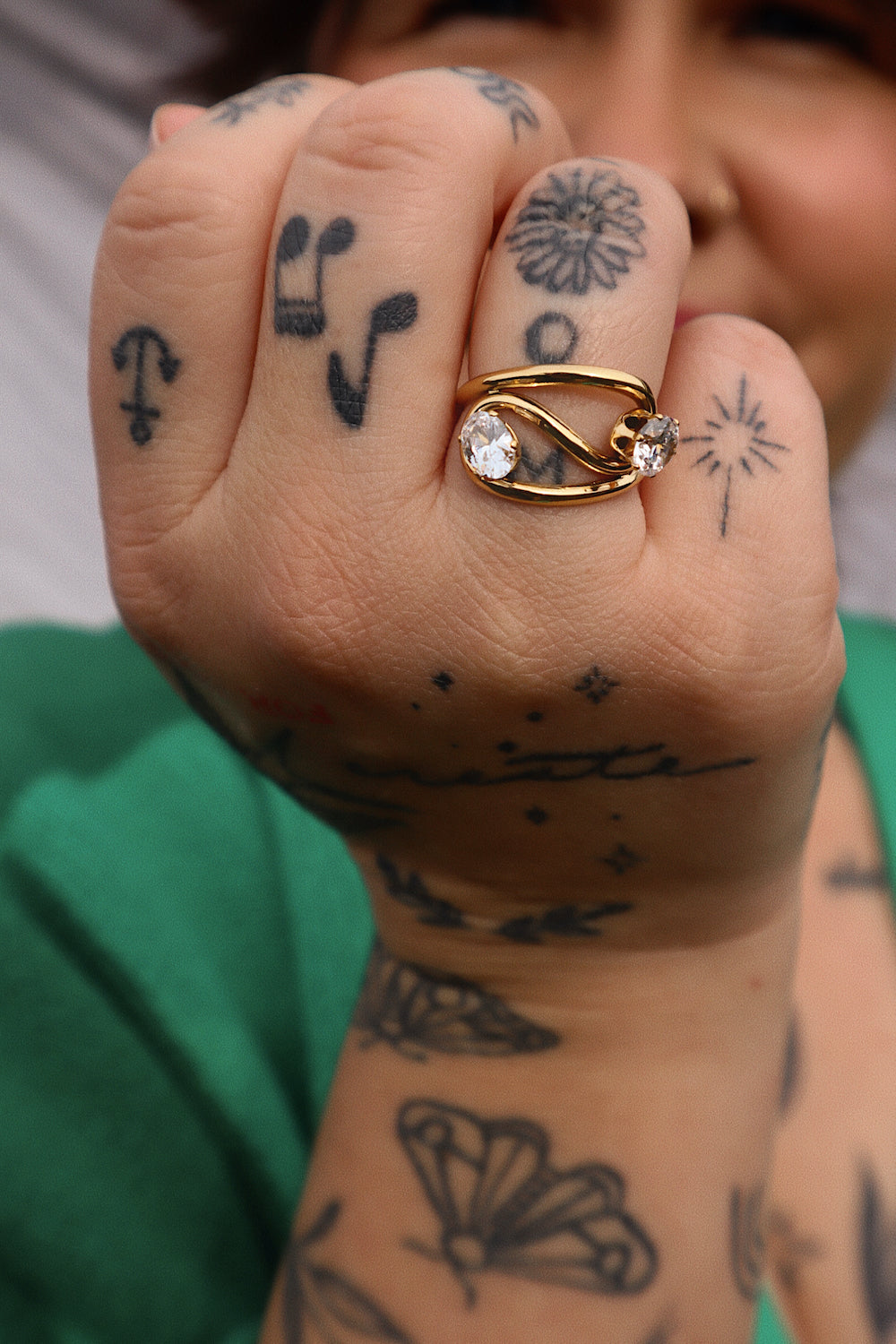 Jasper Adjustable Ring