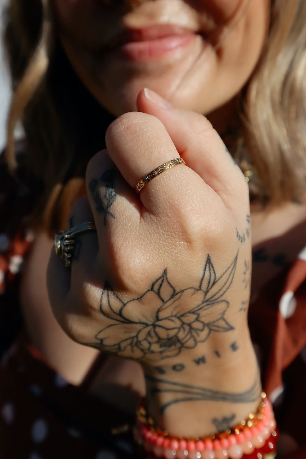 Lars Stamped Sunshine Ring