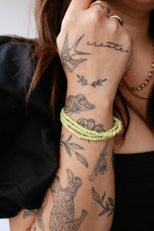 Lauren Chartreuse Friendship Bracelet