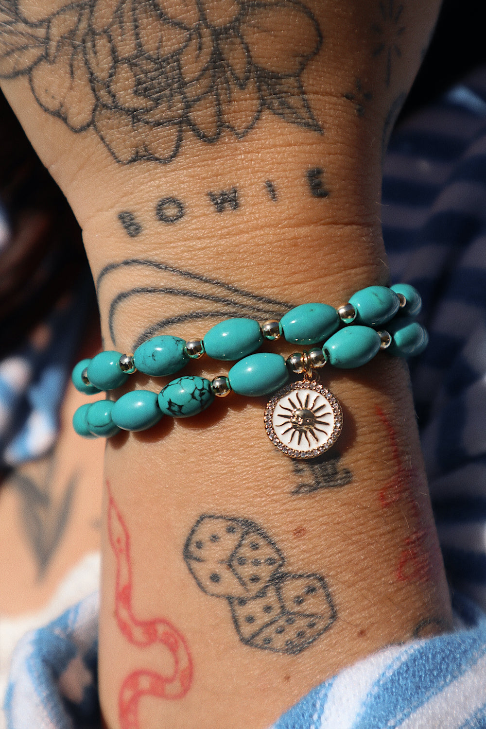 Lia Turquoise Stacker