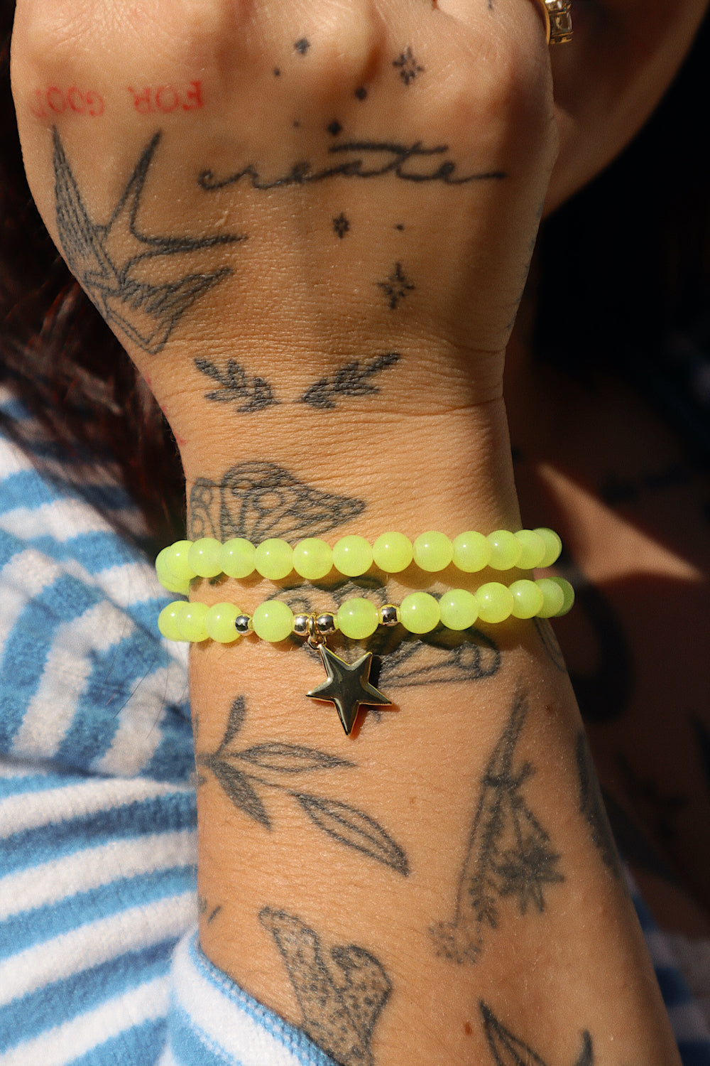 Gigi Neon Green Stacker
