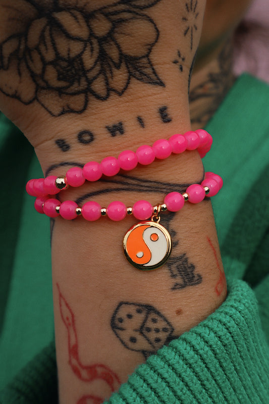 Marie Hot Pink Stacker
