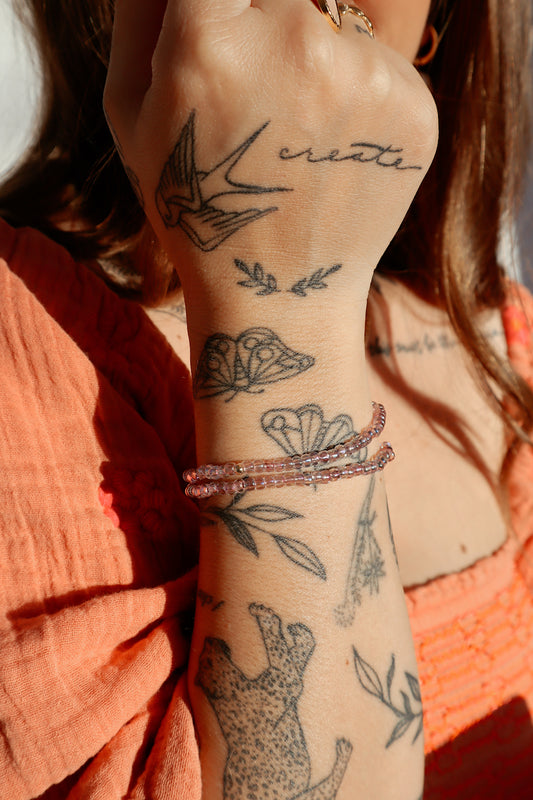 Mystic Rainbow Purple Friendship Bracelet