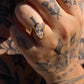 Navy Adjustable Ring