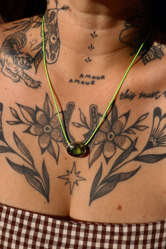Neon Moon Necklace