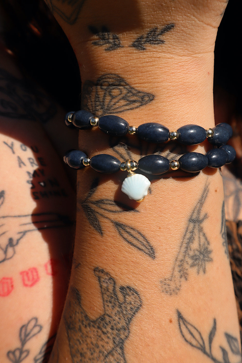 Nina Navy Stacker