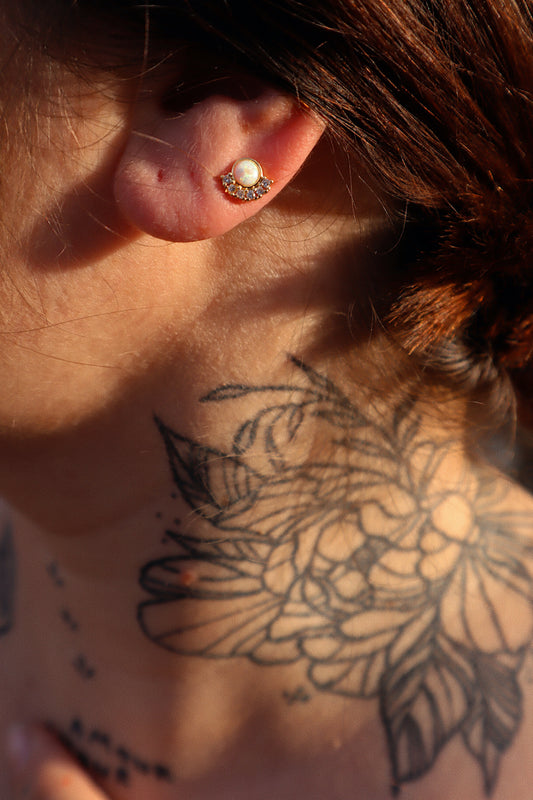 Phoebe Opal Stud