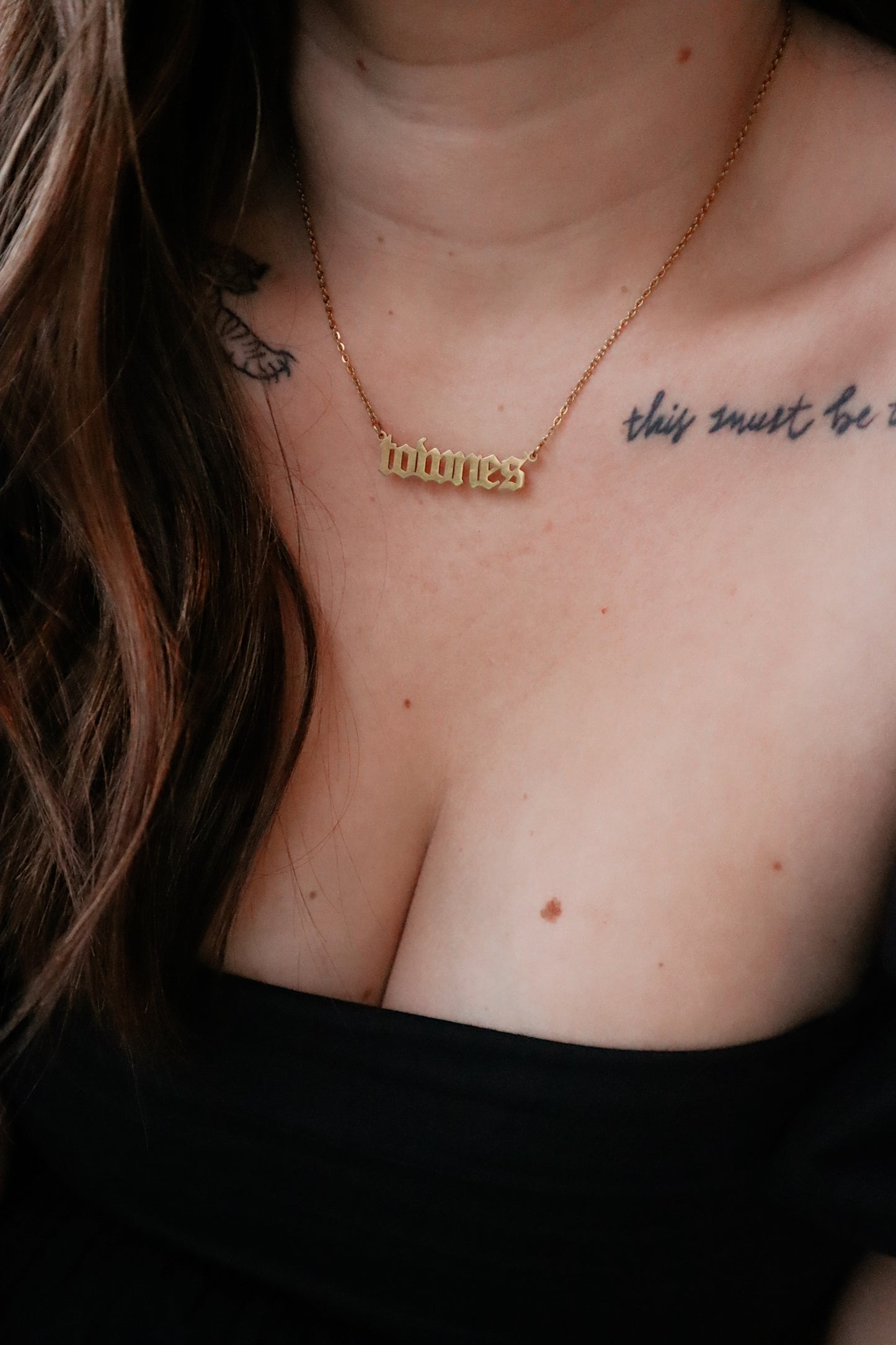 Poppy Custom Namebar Necklace