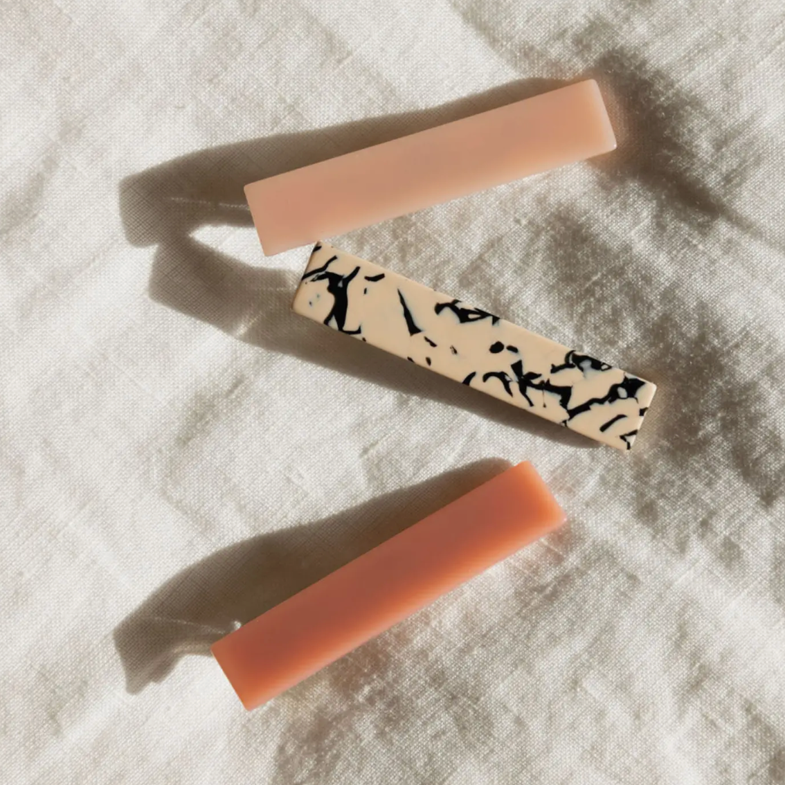 Flora Hair Clips In Rose