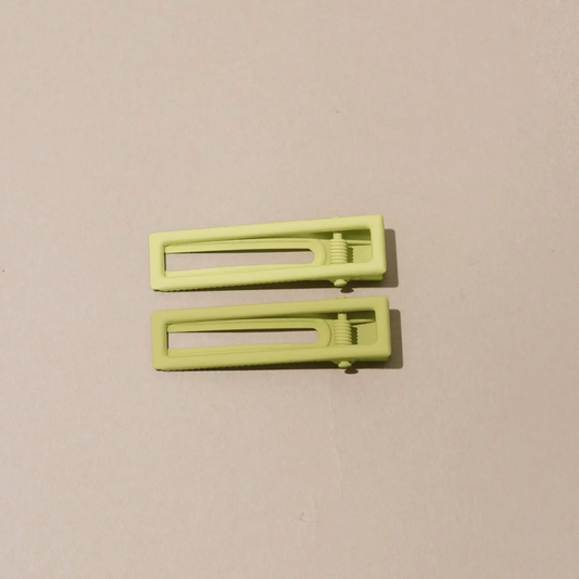 Lu Lu Hair Clips in Pistachio