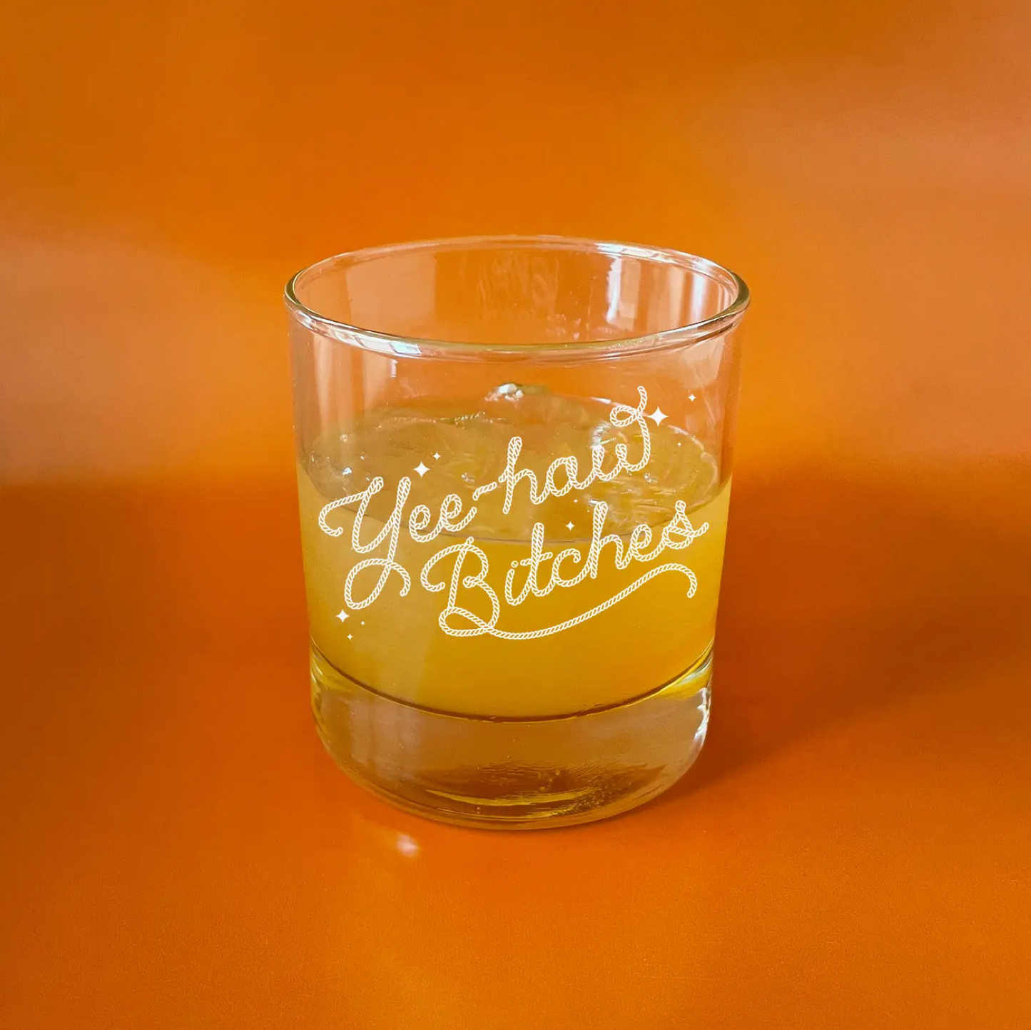 Yeehaw Bitches Cocktail Glass