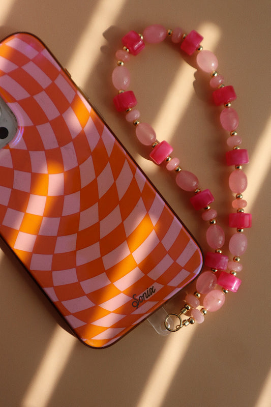 Benny Phone Charm- Hot Pink
