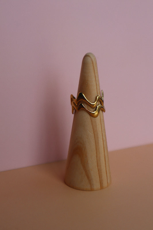 Wavy Adjustable Ring