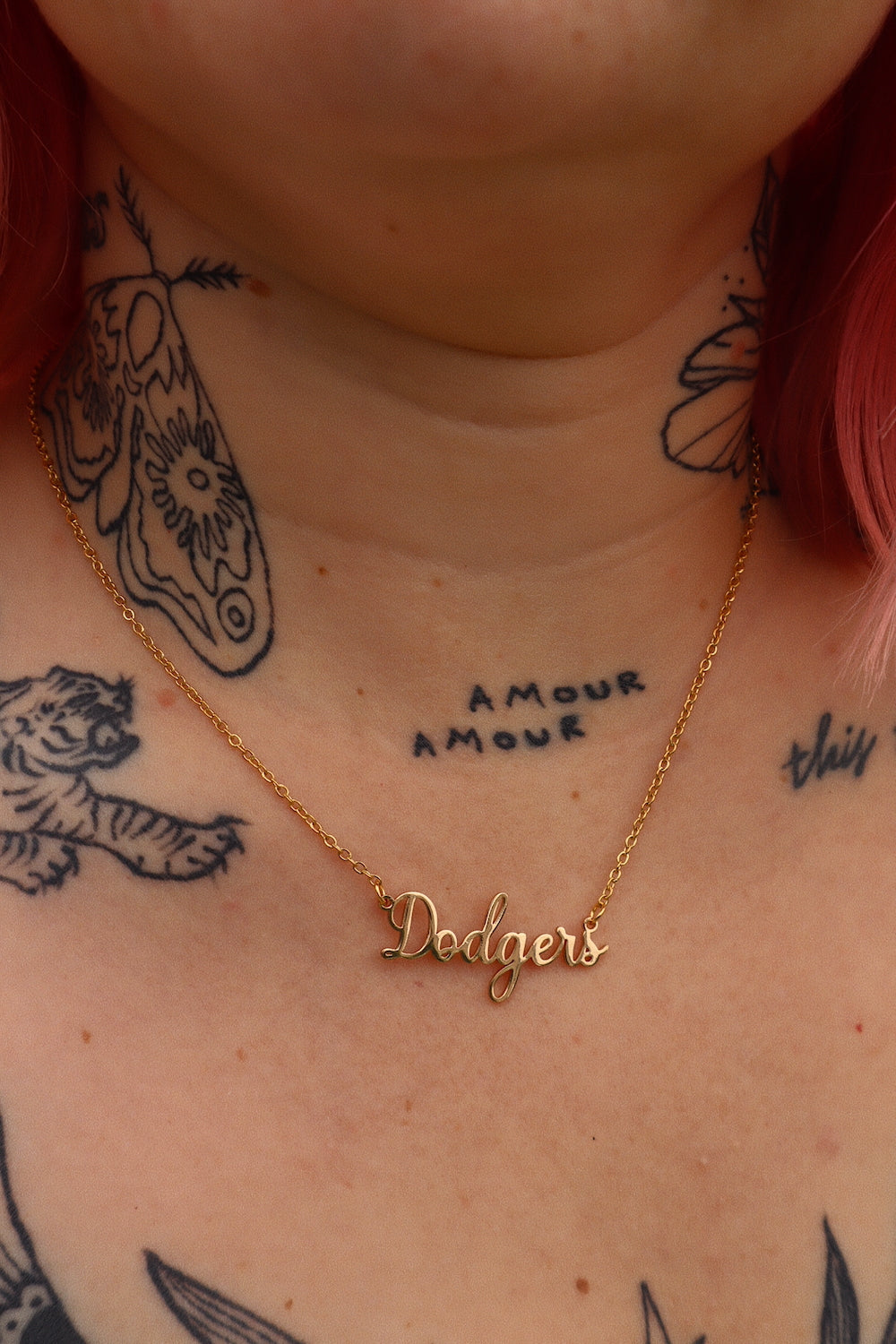 Poppy Custom Namebar Necklace - Amelia Script