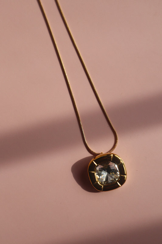 Square CZ Necklace