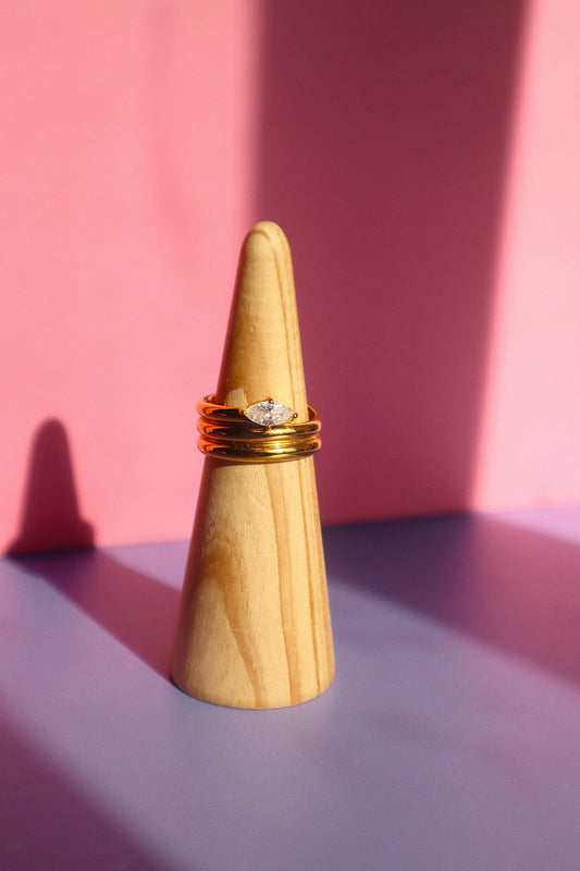 Triple Snake Ring- Size 8