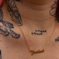 Poppy Custom Namebar Necklace - Ashlee Script