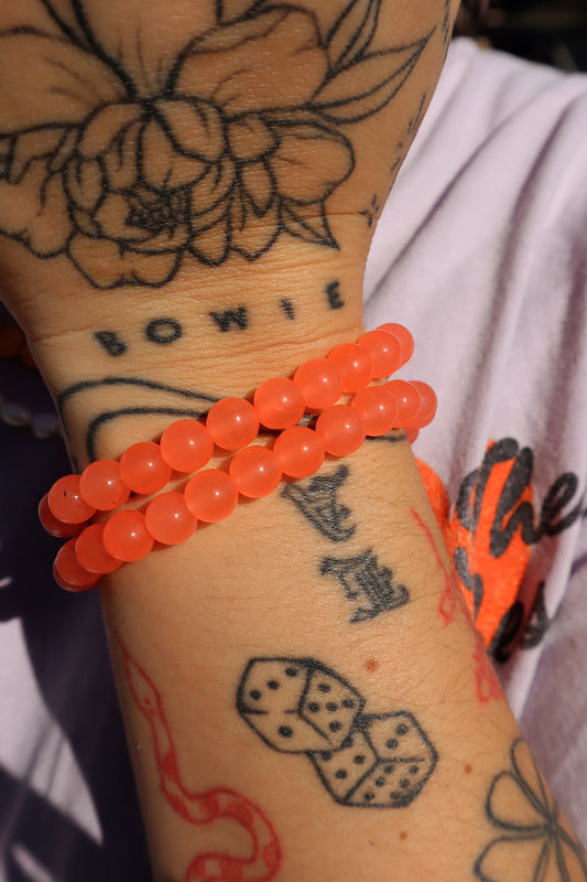 Neon Coral Agate