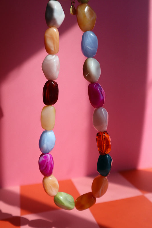 Rainbow Gemstone Necklace- PRESALE