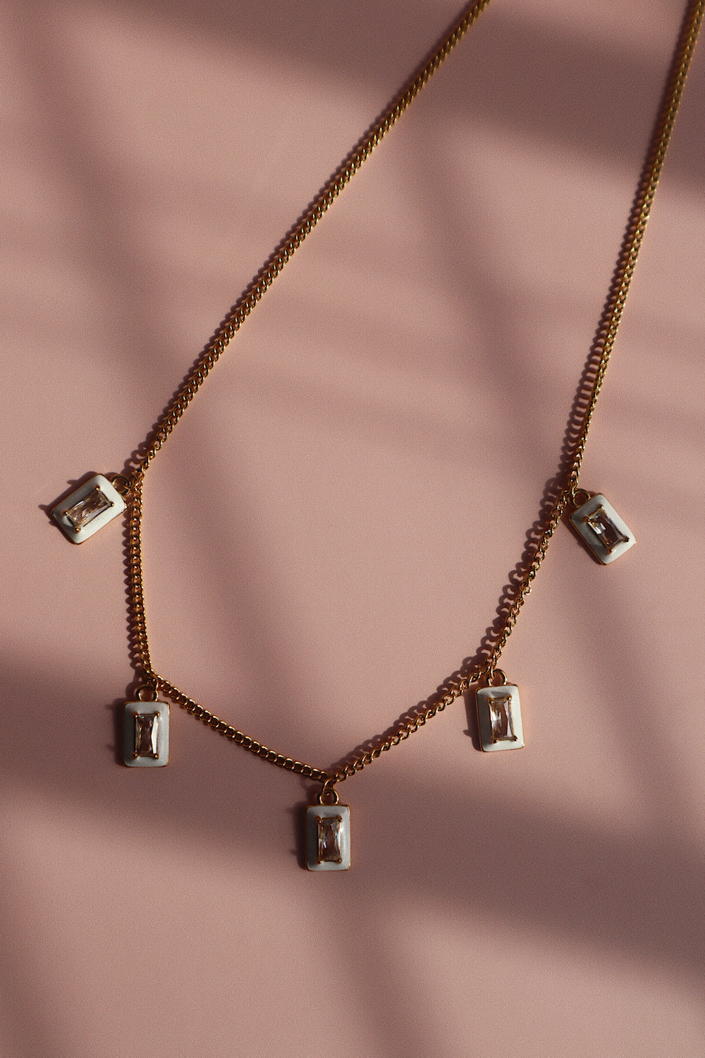 Colorpop Necklace- White