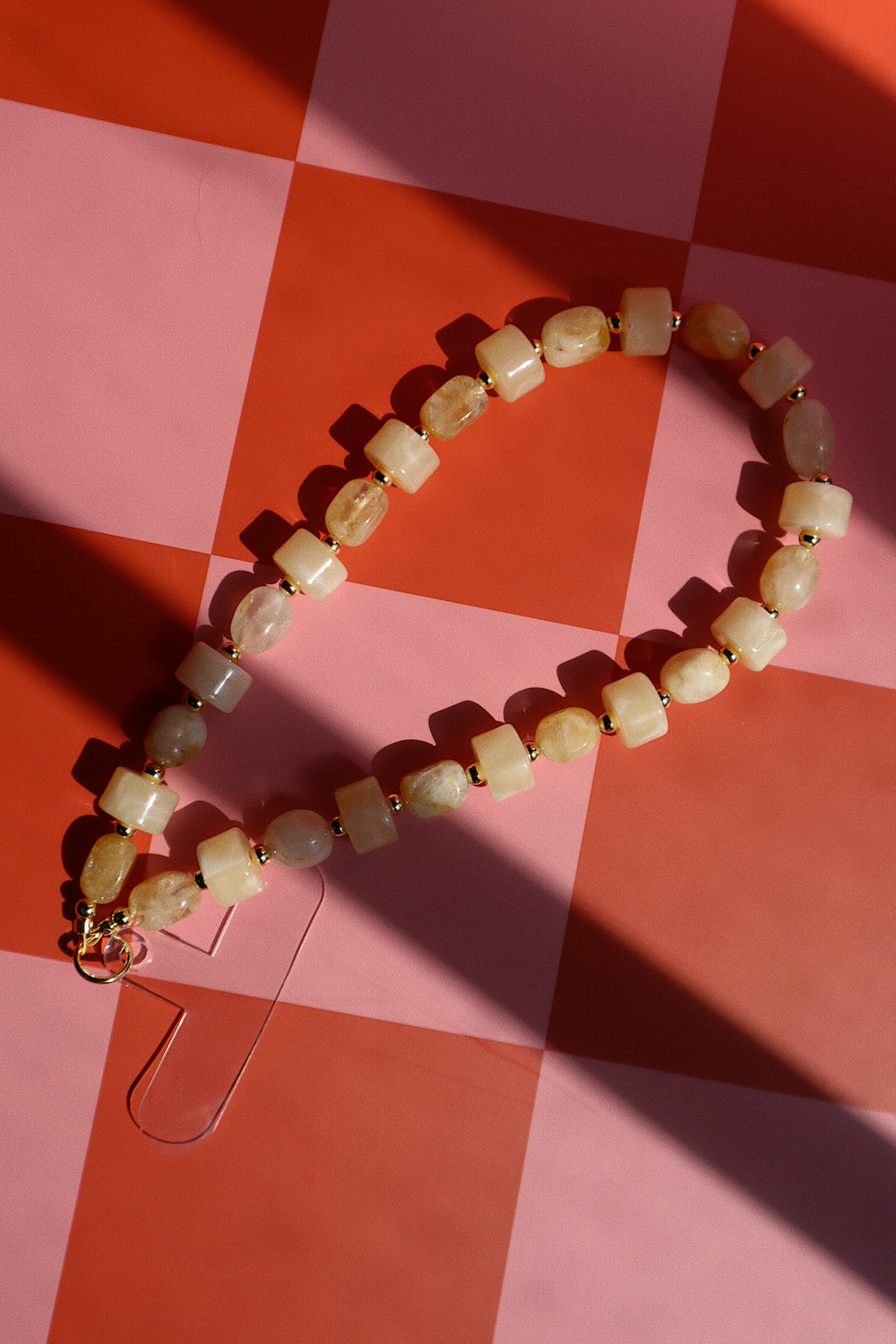Phone Charm- Yellow Sunstone