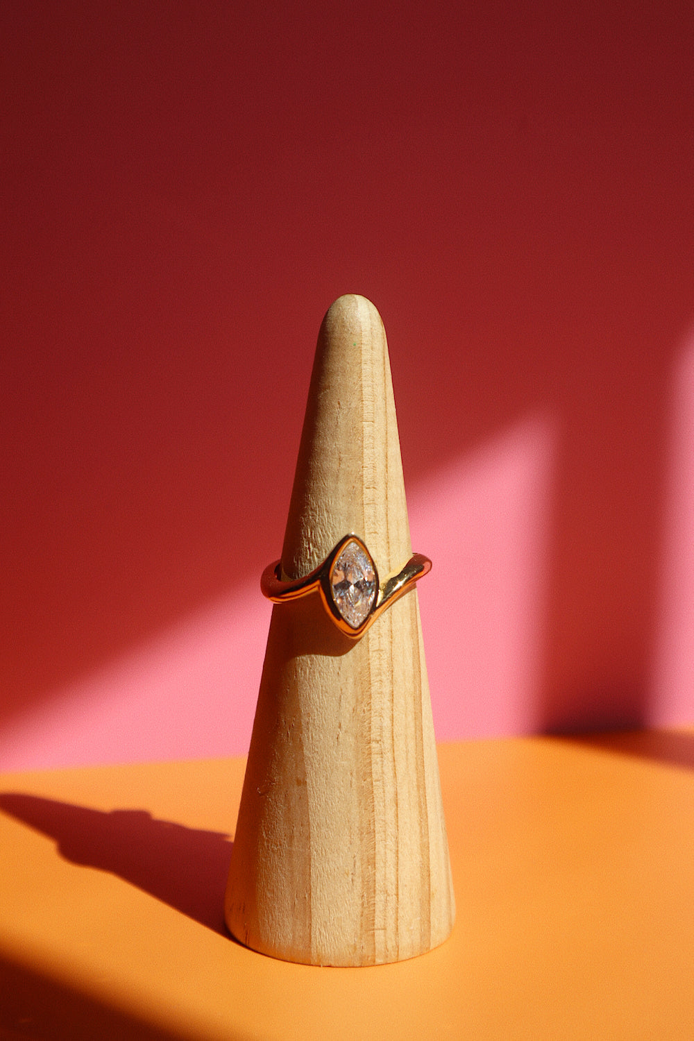 Geo CZ Stacker Ring