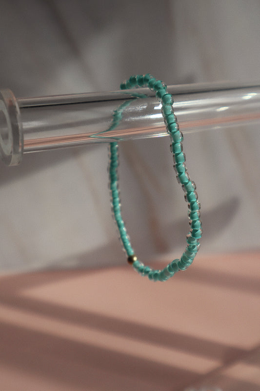Aqua Friendship Bracelet