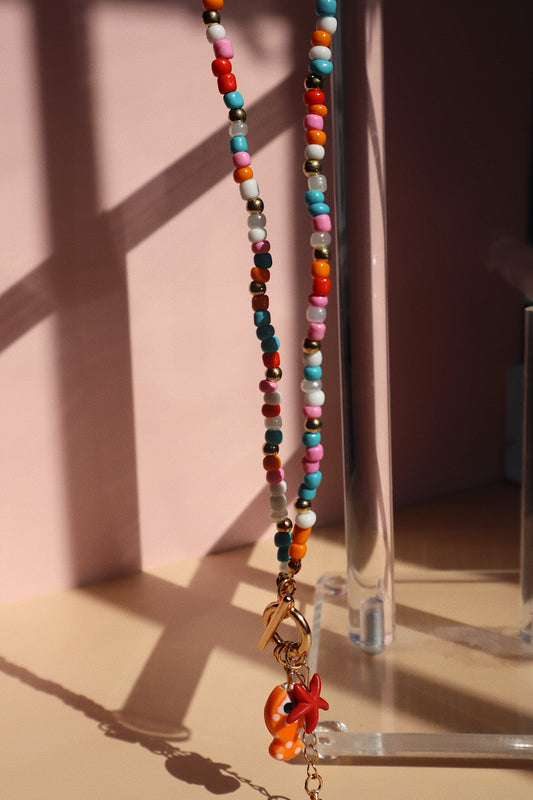 Rainbow Beaded Necklace