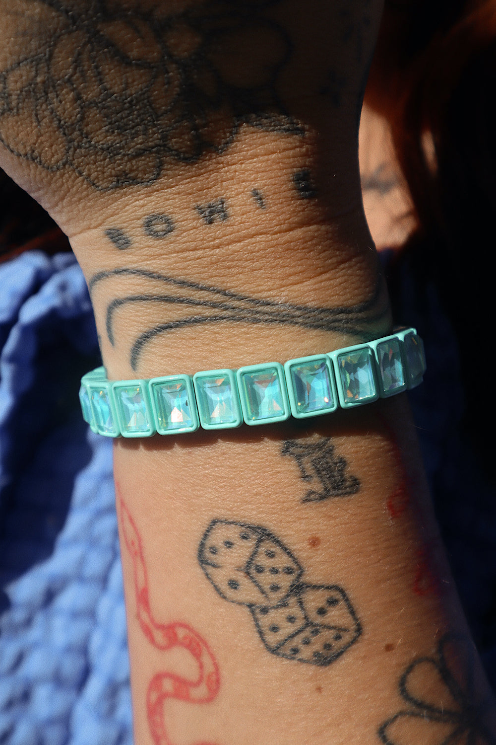 The Macie- Neon Aqua