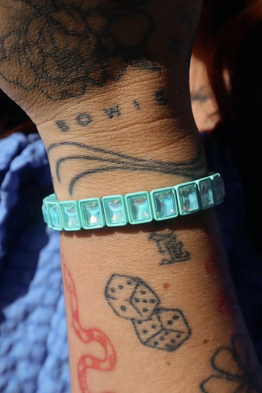 The Macie- Neon Aqua