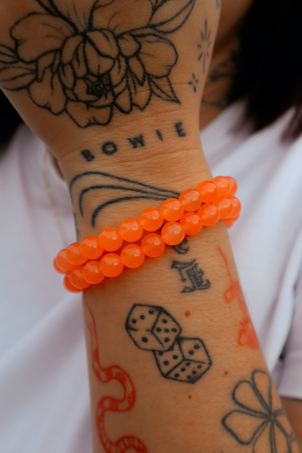 Neon Coral Agate