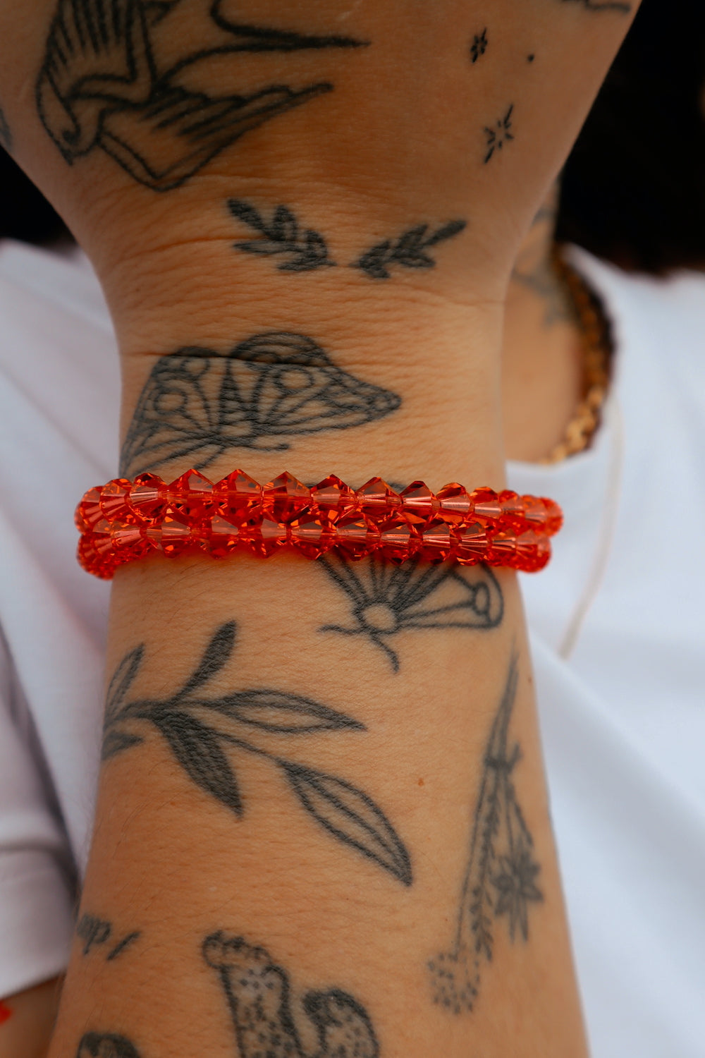Grapefruit Swarovski Stacker