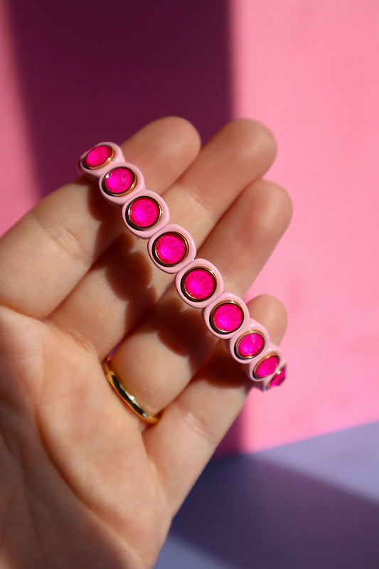 Barbie Pink Gem Bracelet