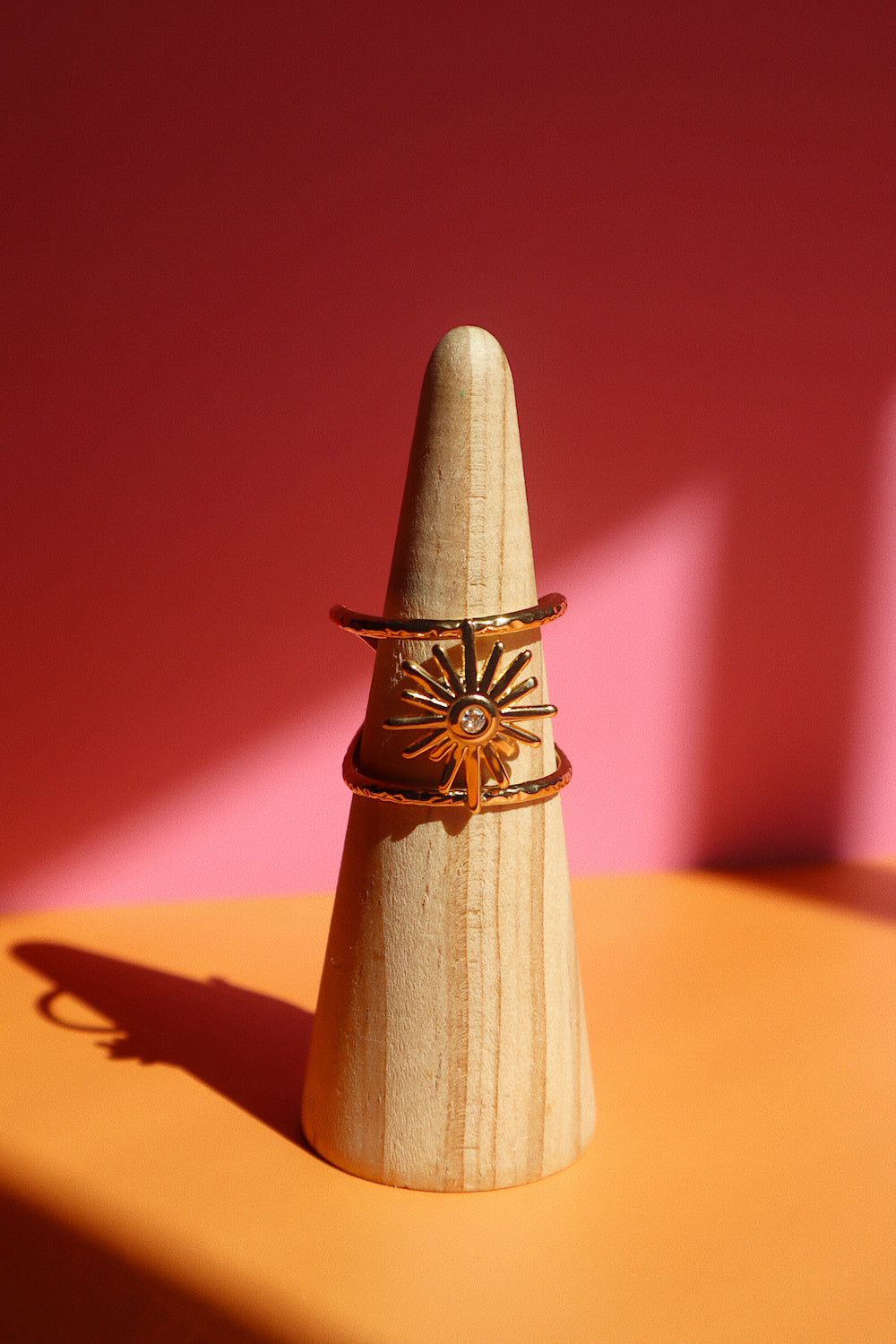 Adjustable Double Band Sun Ring