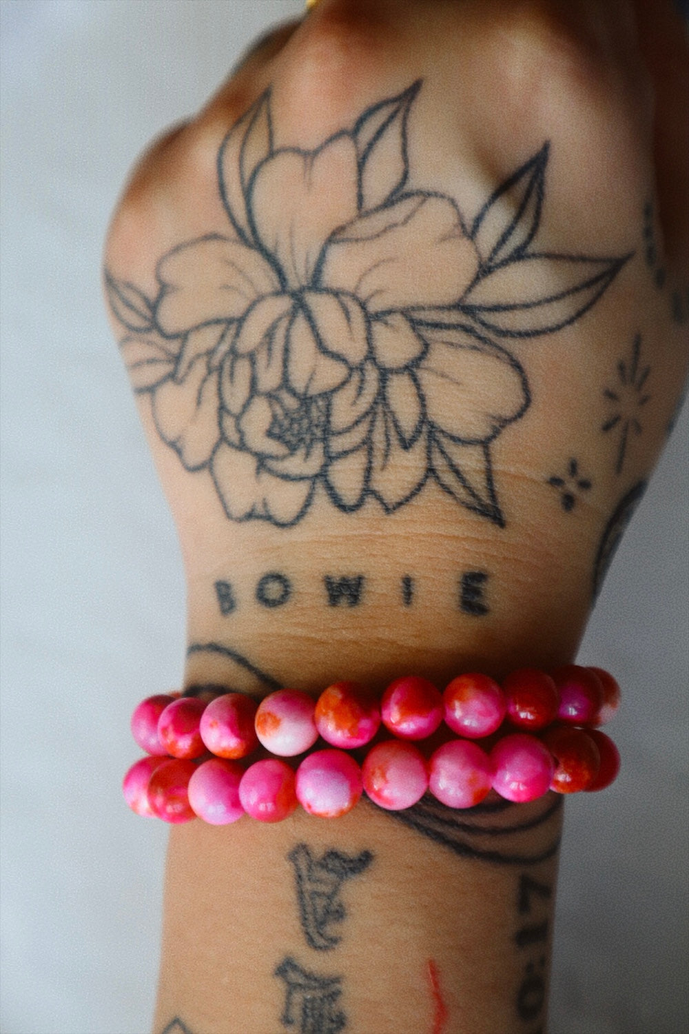 Hot Pink & Ruby Tie Dye