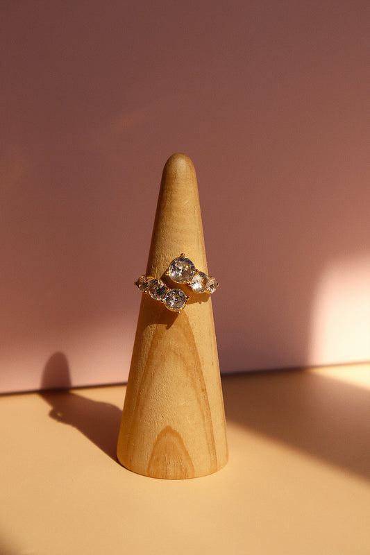 Bubble CZ Wrap Ring