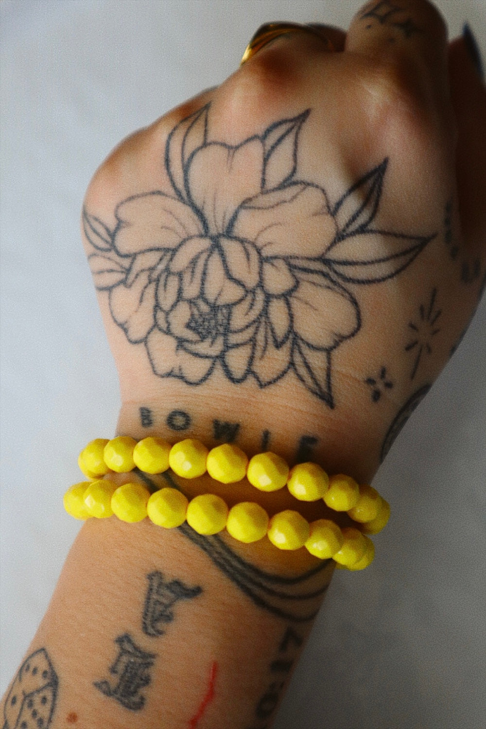 Neon Yellow Swarovski