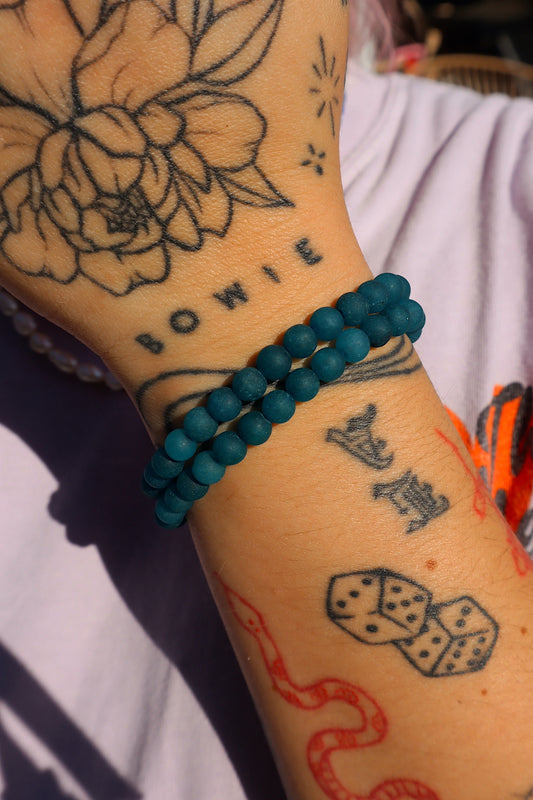 Matte Midnight Teal Stacker