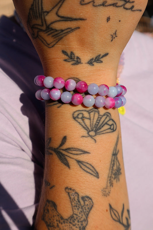 Pink Lilac Tie dye