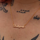Poppy Custom Namebar Necklace - Ashlee Script