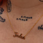 Poppy Custom Namebar Necklace - Amelia Script