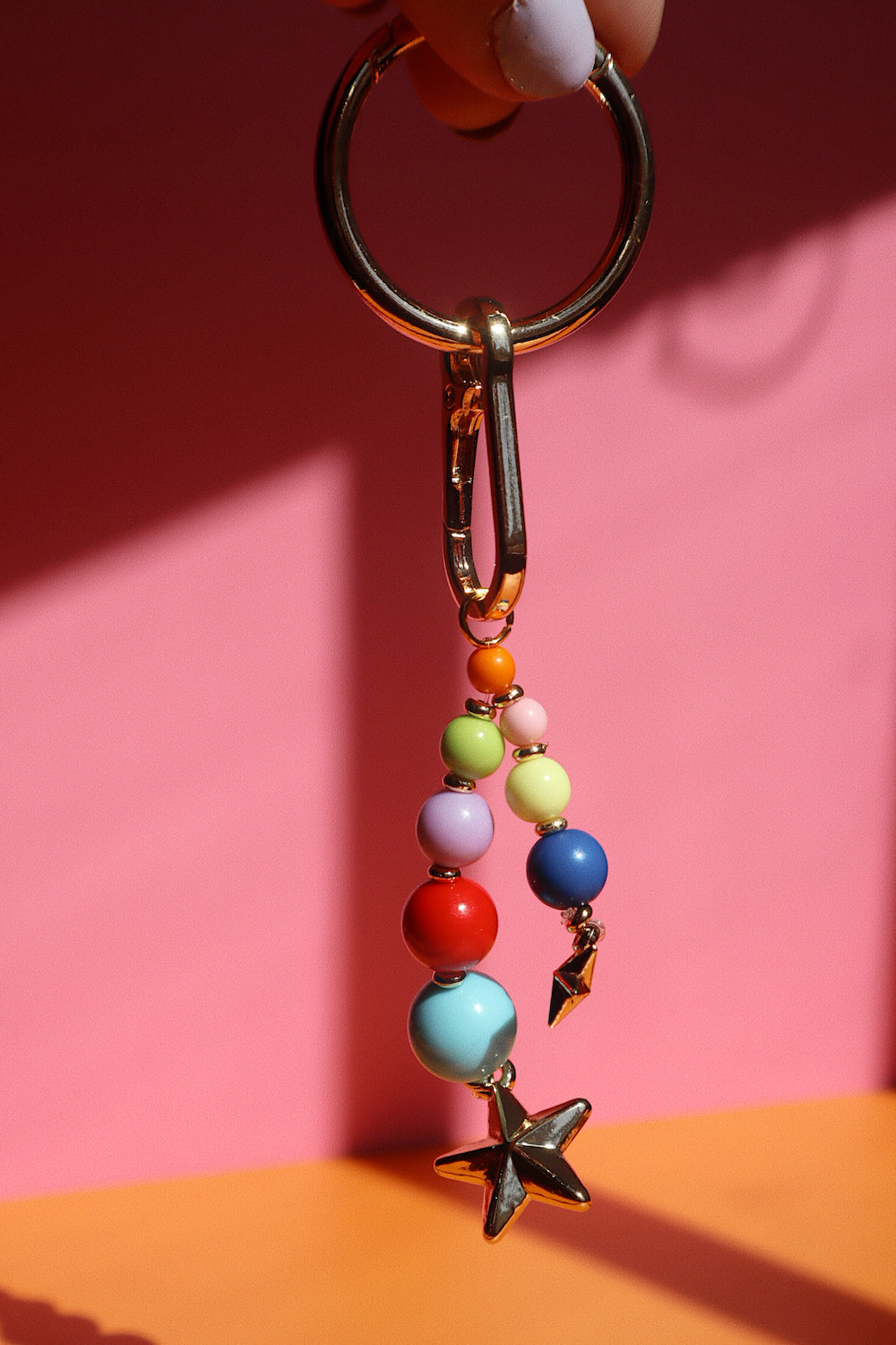 Star Rainbow Keychain