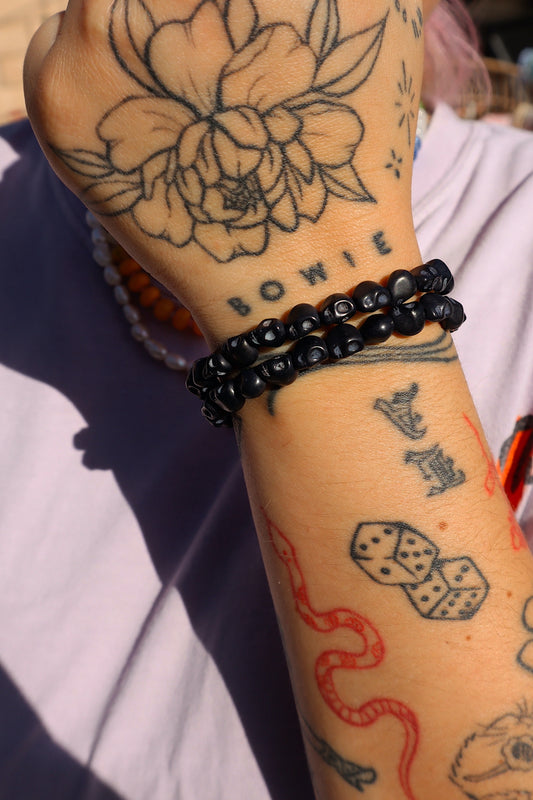 Black Skull Stacker