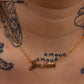 Poppy Custom Namebar Necklace - Brooke Script