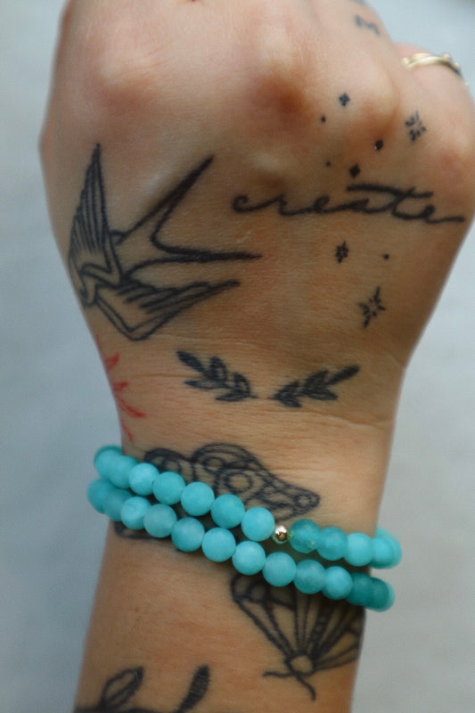 Matte Aqua Stacker