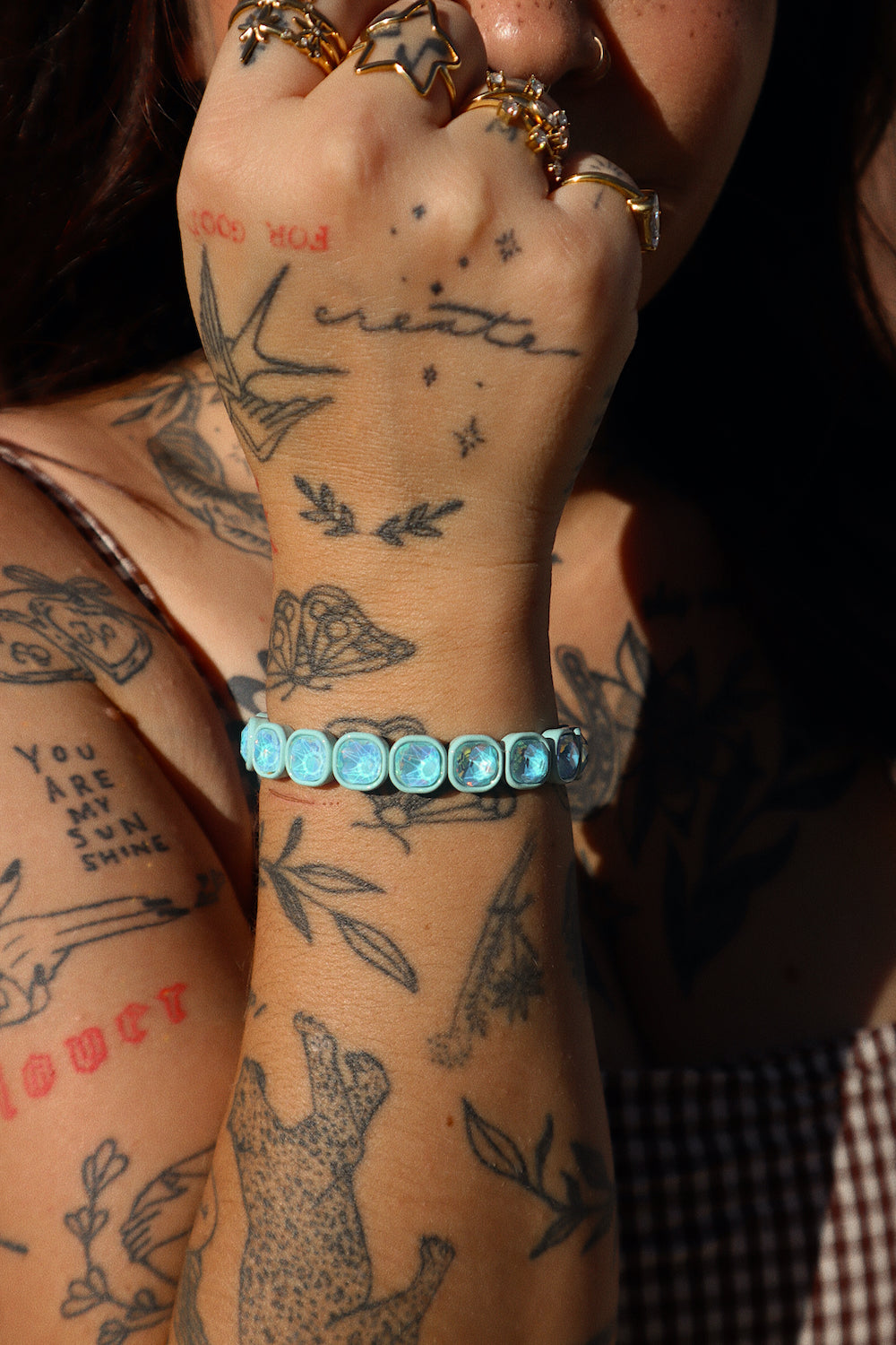 The Billie-  Baby Blue Opal